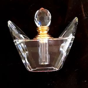 Crystal empty perfume bottle never used